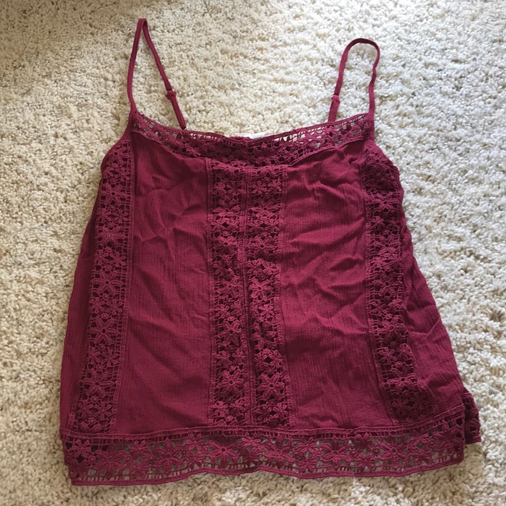 Matron floral lace top